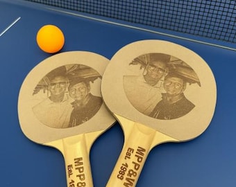 Personalized Ping Pong Table Tennis Paddle - Engrave, Personalize - Nice personalized gift for your ping pong champ