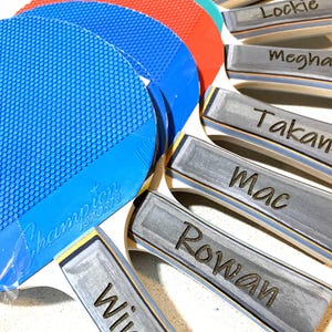 Personalized Ping Pong Table Tennis Paddle - Engrave, Personalize - Nice personalized gift for your ping pong champ image 5