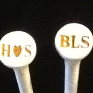 25  Personalized Golf Tee Heads - Customize, Personalize, Engrave - Favors, Birthday Presents, Groomsman Gift, Business Logo, Father&#39;s Day