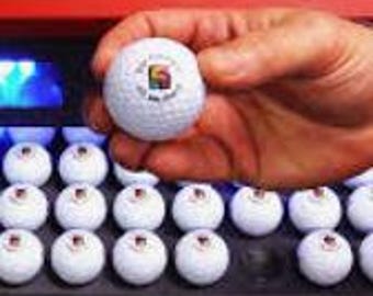 Custom Printed Golf Balls - Customize, Personalize, Engrave - Favors, Birthday Presents, Groomsman Gift, Business Logo, Father's Day
