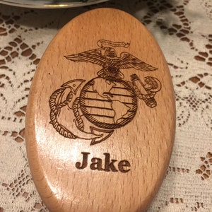 Hairbrush - Real Hardwood - Personalize, Customize, Engrave - A Special Personalized Gift