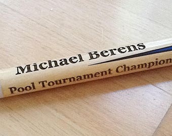 House Pool Cue 18oz - Personalize, Engrave, Customize - Perfect personal gift for your billiards player