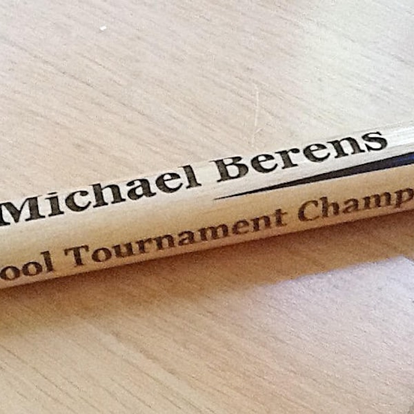 Pool Cue 18oz - Personalize, Engrave, Customize - Perfect personal gift for your billiards player