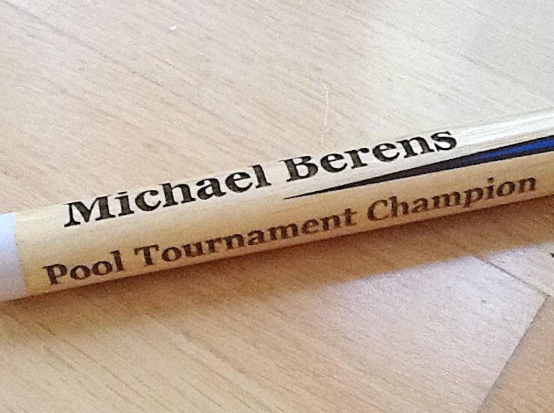 Pool Cue 18oz - Personalize, Engrave, Customize - Perfect personal gift for your billiards player