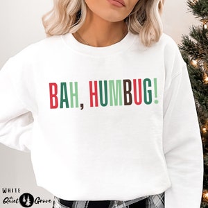 Bah stupidaggine! Felpa, Felpa natalizia, Felpa Scrooge, Felpa A Christmas Carol, Divertente felpa natalizia, Camicia natalizia