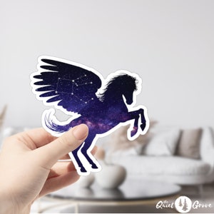Pegasus Star Constellation Sticker, Sticker inspired by K.M. Shea's Fairy Tale Enchantress series, Constellation sticker,