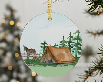 Rumplestiltskin Camp Acrylic Ornament - K.M. Shea Inspired Holiday Decor for Fairy Tale Lovers, Pricker Patch Ornament, Timeless Fairytale