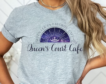 Queen's Court Cafe Shirt, K.M. Shea Magiford Inspired Shirt, Shirt for Coffee Drinkers, Cafe Shirt