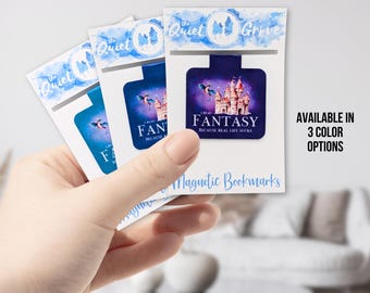 I Read Fantasy Because Real Life Sucks Magnetic Bookmark, Fantasy Bookmark, Dragon Bookmark, Cute Fantasy Bookmark, Magnetic Bookmark