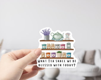 Paragon's Tea Selection Sticker, K.M. Shea Inspired, Magiford, Tea Sticker, sticker for Tea Lovers