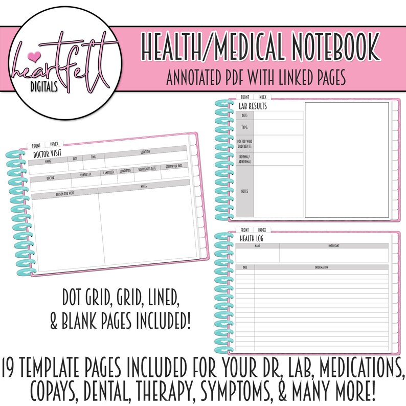 patient notebook patient notebook