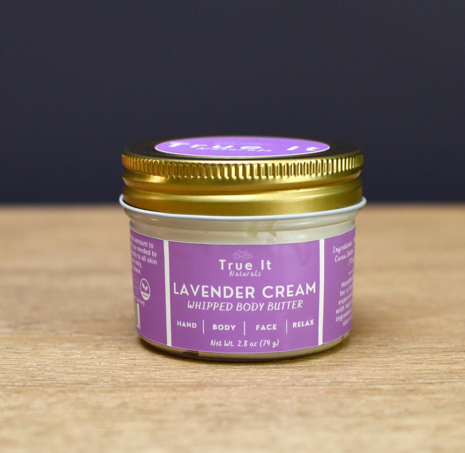Whipped Lavender Cream Body Butter Organic Vegan for Use After the