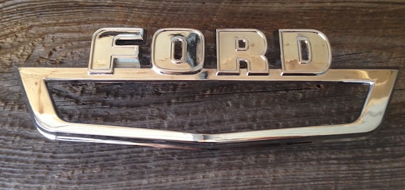 Vintage Ford Truck Side Emblem A Great Display Piece Fomoco C4tb 16a652 B Never Installed Or Used From The 1960s