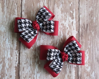 Crimson Tide Bow Baby Headband or Hair Clip Hair Clip Crimson Tide Bow Baby Headband or Hair Clip Hair Clip