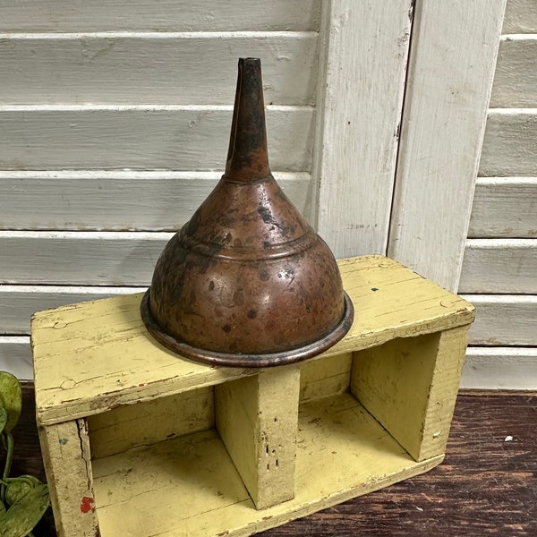 Vintage COPPER FUNNEL 3”