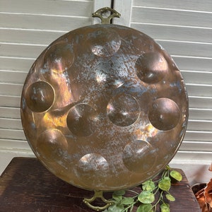 Vintage COPPER ESCARGOT Egg Poacher Pan