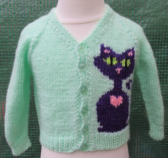cat cardigan crochet pattern