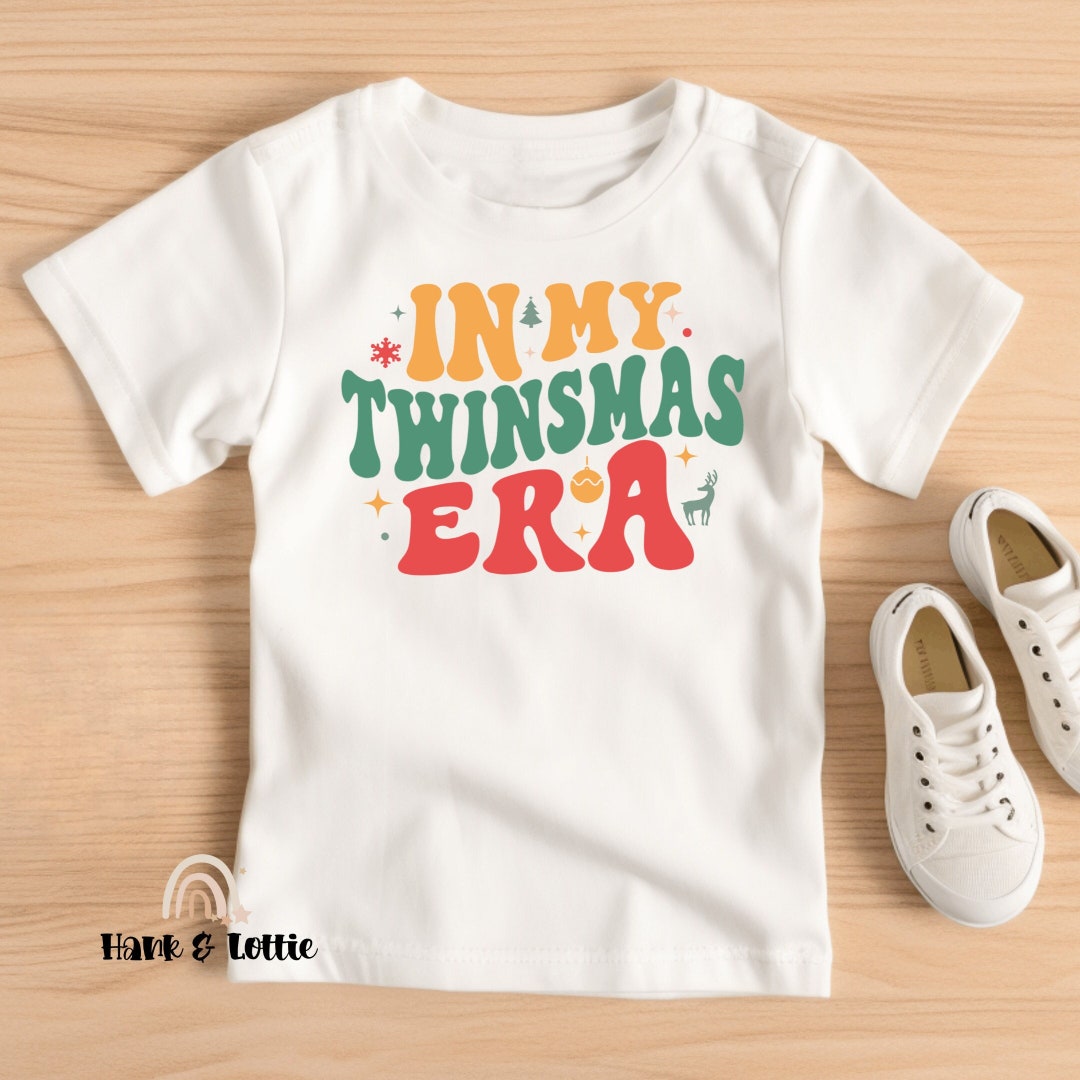 In My Twinsmas Era, Toddler Twin Christmas Shirt, Twin Baby Christmas