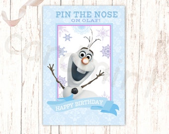 pin the nose on olaf etsy
