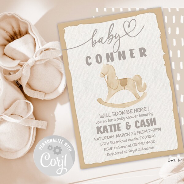 Horse Baby Shower Etsy