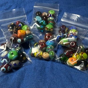 10 Norse Viking Lampwork Glass Bead Assortment image 7