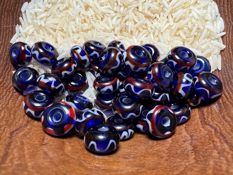 8th Century Ribe Viking Beads Reproductions of Historical Glass Beads image 1