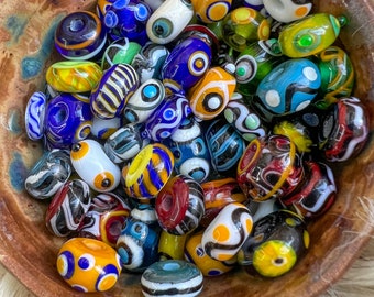 20 Norse Viking Lampwork Bead Assortment