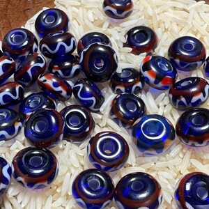 8th Century Ribe Viking Beads Reproductions of Historical Glass Beads image 3