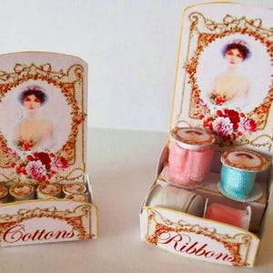 1:12 Miniatur-Baumwolle und Bänder Display Kit Datei