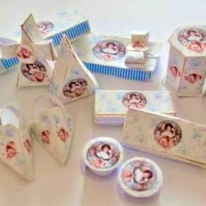 1:12th Miniature Bumper Toiletry Boxes Digital Download Kit
