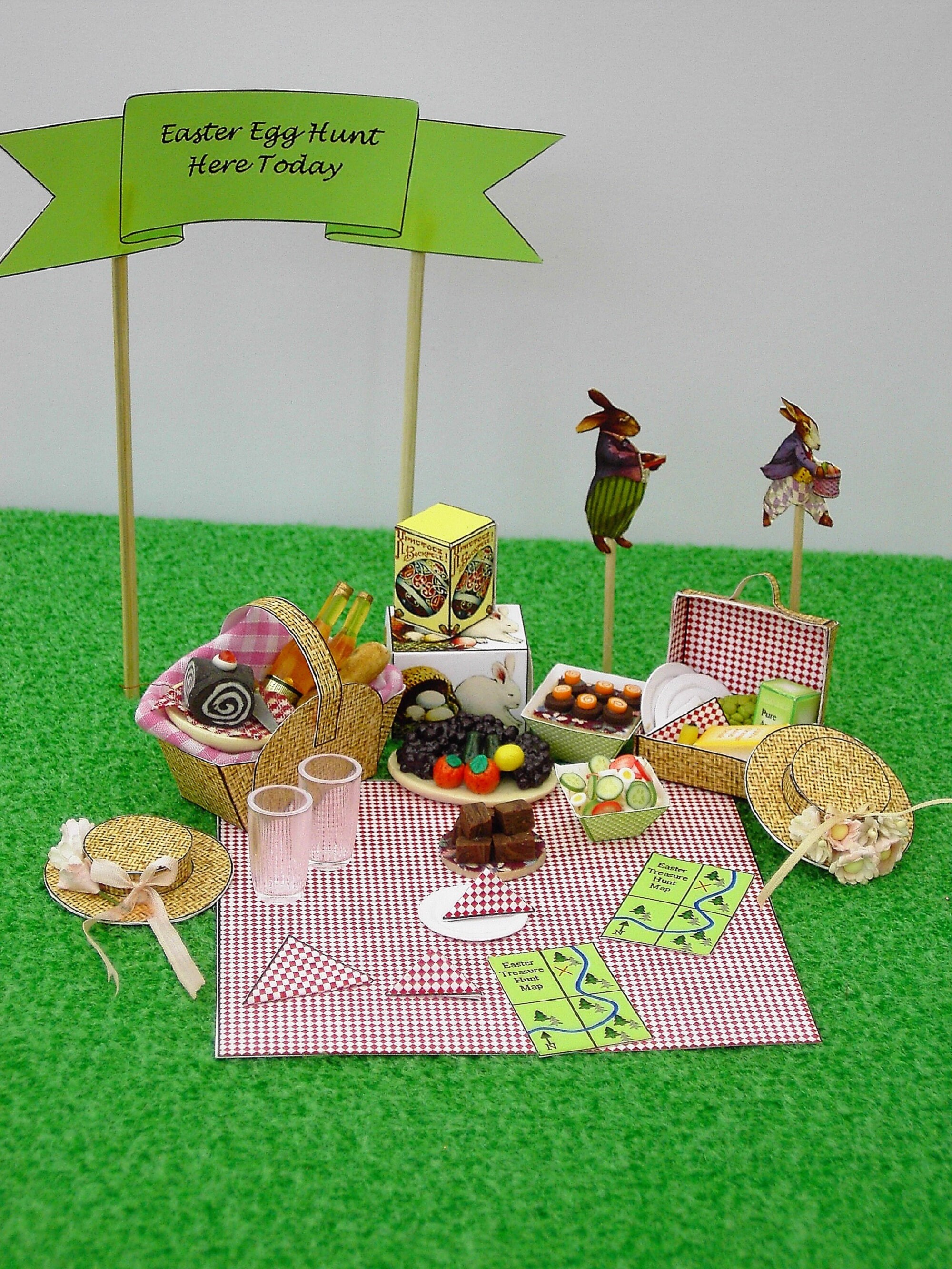 1:12 Miniatur Oster Picknick Projekt Download