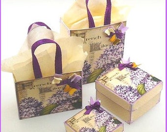1:12th scale French Lilac Shopping Set Digital Kit