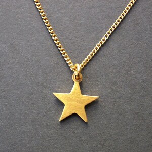 LITTLE STAR NECKLACE, Gold,Personalized Bridesmaids Gifts,Initial Necklace,Tiny Gold Star Necklace,Little Star,petite, Dainty,Free Shipping