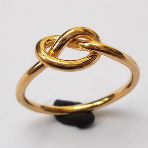 KNOT RING,Solid GOLD 14Kt,Love,Single Celtic Design,Celtic Love Knot,Gold,Traditional ring,Friendship Rings,Girlfriend Ring,Free Shipping
