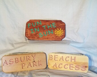 Custom Wall Signs and Tiki Signs