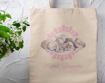 Coquette Tote Bag Roses Tote Bag Coquette Aesthetic Softcore Bag Cottagecore Bag Feminine Tote Bag Coquette Clothing Romantic Tote Bag Lambs