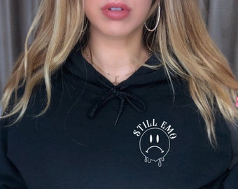 Still Emo Hoodie Alt Clothing Retired Emo Kid Emo Gift Emo Forever Emo Clothing Pastel Goth Sweatshirt Alternative Clothing Edgy Clothing