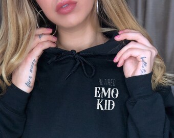 Still Emo Hoodie Alt Clothing Retired Emo Kid Emo Gift Emo Forever Emo Clothing Pastel Goth Sweatshirt Alternative Clothing Emo Clothing