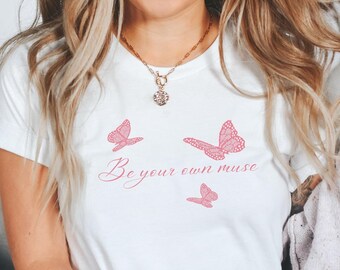 Coquette Shirt Coquette Clothing Coquette Aesthethic Cottagecore Shirt Butterfly Shirt Soft Girl Shirt Hyper Feminine Shirt Coquette Outfit