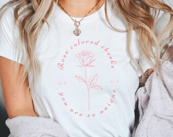 Rosy Cheeks Shirt Coquette Shirt Coquette Aesthetic Shirt Coquette Clothing Coquette Top Cottagecore Shirt Romantic Shirt Feminine Shirt