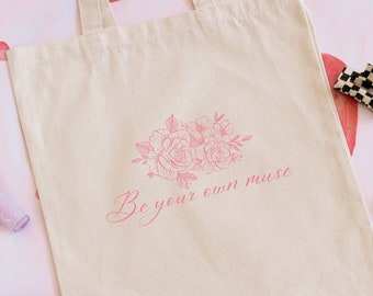 Coquette Tote Bag Roses Tote Bag Coquette Aesthetic Softcore Bag Cottagecore Bag Feminine Tote Bag Coquette Clothing Romantic Tote Bag Sweet