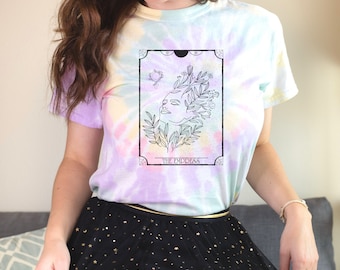 The Empress Shirt Tarot Shirt Tarot Card Shirt Tarot Tie Dye Tarot TShirt Tye Dye Shirt Tarot Shirts Women Witchy Shirt Witchy Clothing