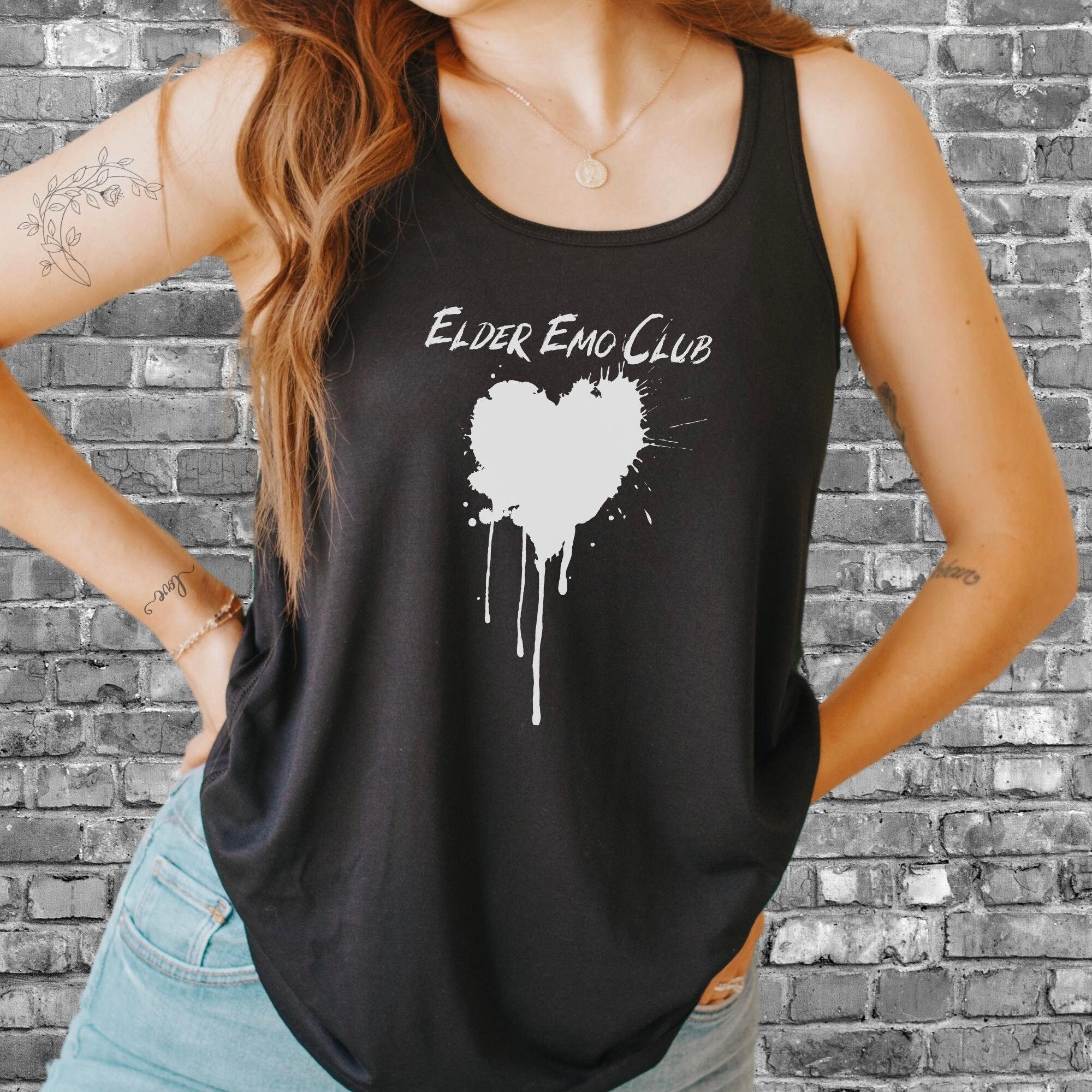 Emo Tank Top Emo Shirt Emo Clothing Goth Tank Top Emo Kid Etsy
