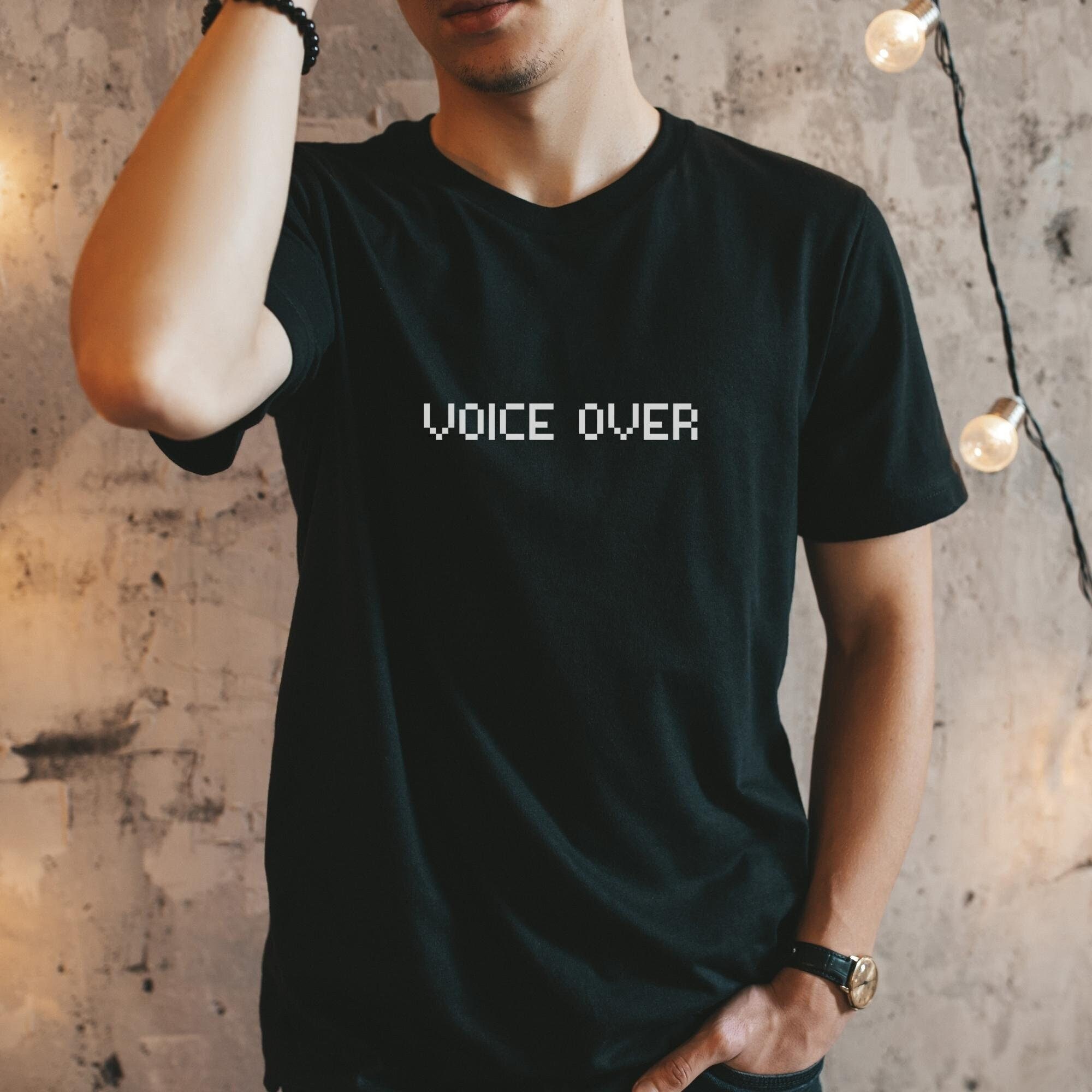 Voice Over Shirt Voiceover Shirt Voice Actor Shirt Voice Actor Gift Voiceover Artist Shirt VO Artist Gift Actor Gift Actress Gift Acting