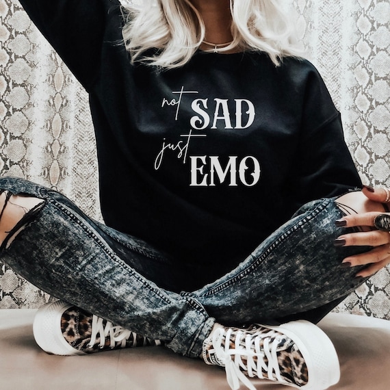 Emo Sweatshirt Emo Clothing Retired Emo Kid Pastel Goth Clothing  