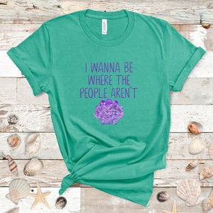 I Wanna Be Where The People Aren&#39;t T-Shirt | Ariel Shirt | Little Mermaid Shirt | Social Distancing Shirt | Introvert Shirt
