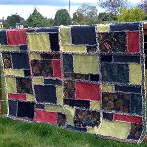 Fields of Love Rag Quilt Pattern image 1