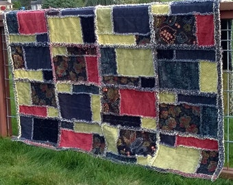 Fields of Love Rag Quilt Pattern