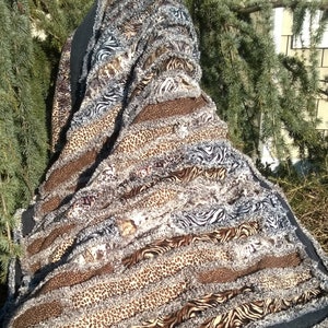 In the Jungle Rag Quilt Pattern
