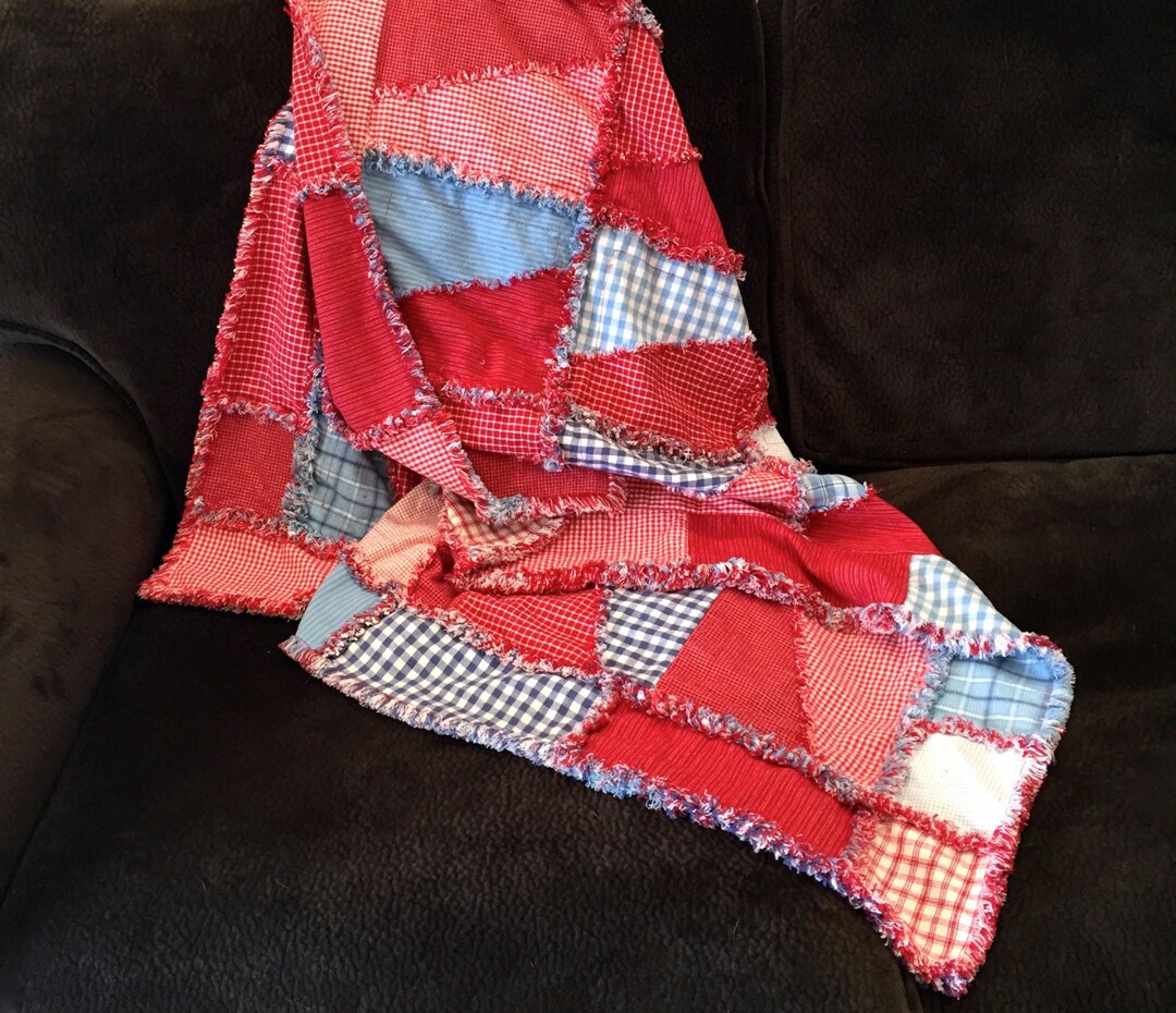 Double Sided Rag Quilt Pattern Etsy
